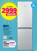 KIC 263Ltr Bottom Freezer Fridge Metallic(KBF525 1 ME)