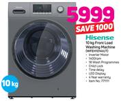 Hisense 10Kg Front Load Washing Machine(WFEH1014VJT)