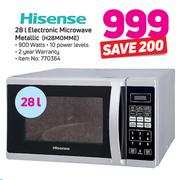 Hisense 28Ltr Electronic Microwave (Metallic) H28MOMME