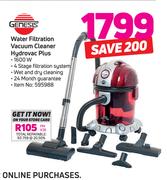 Genesis Water Filtration Vacuum Cleaner Hydrovac Plus
