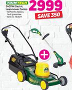 Trimtech 2400W Electric Lawnmover Combo