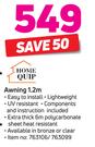 Home Quip Awning 1.2m