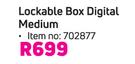 Mainstays Lockable Box Digital Medium