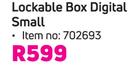 Mainstays Lockable Box Digital Small