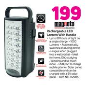 Magneto Rechargeable LED Lantern With Handle