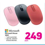 Microsoft Mouse 1850-Each
