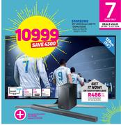 Samsung 55"(139cm) UHD Smart LED TV 55MU7000+Samsung Soundbar Hw-M360