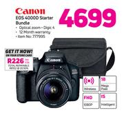 Canon EOS 4000D Starter Bundle