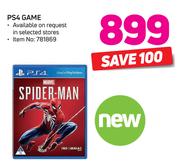 PS4 Spider Man Game