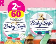Baby Soft 2-Ply Toilet Tissue Mini 9’s-For 2