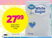 Great Value White Sugar-2.5Kg