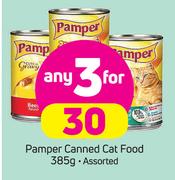 Pamper Canned Cat Food-3X385g