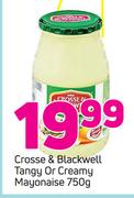 Crosse & Blackwell Tangy Or Creamy Mayonnaise-750g