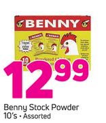 Benny Stock Powder Assorted-10's