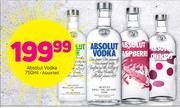 Absolut Vodka-750ml