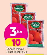 Rhodes Tomato Paste Sachet-3x50g