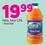 Halls Juice-1.25Ltr