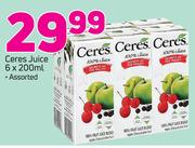 Ceres Juice-6X200ml