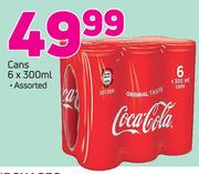Coca Cola Cans-6X300ml