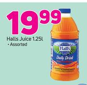 Halls Juice Assorted-1.25Ltr