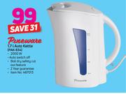 Pineware 1.7Ltr Auto Kettle PAK-834
