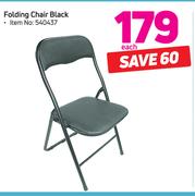 Folding Chair Black-Each