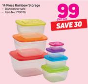 14 Piece Rainbow Storage-Per Set