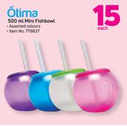 Ottima 500ml Mini Fishbowl Assorted Colours-Each