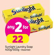 Sunlight Laundry Soap Assorted-2 x 400g/500g