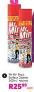 Mr Min Multi Surface Cleaner-300ml Each