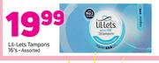Lil-Lets Tampons Assorted-16s