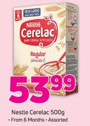 Nestle Cerelac (From 6 Months)-500g