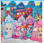 Kiddies Hooded Beach Towel-70 x 130cm Each