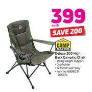 Special Camp Master Delux 300 High Back Camping Chair Each m