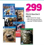 PS4 Or Xbox One S Games-Each
