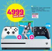 Xbox One S 1TB + Fifa 19 + Extra Controller