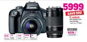 Canon EOS 4000D Twin Lens Bundle