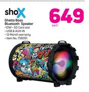 Shox Ghetto Boss Bluetooth Speaker-Each