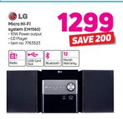 LG Micro Hi-Fi System CM1560