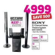 Sony 5.1 Channel Home Theatre System DAV-DZ650