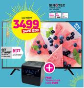 Sinotec 40" (101cm) FHD LED TV STL-40F1A11A + Sinotec Clock Radio