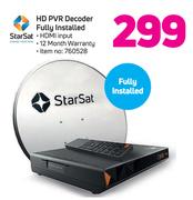 Star Sat HD PVR Decoder Fully Installed