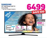 Samsung 43" (109cm) UHD Smart LED TV 43mu7000