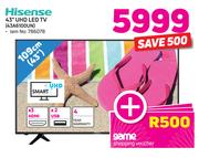 Hisense 43" (109cm) UHD LED TV 43A6100UN