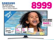 Samsung 49" (124cm) UHD Smart TV 49NU7100