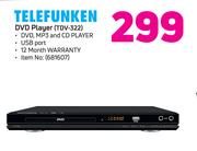 Telefunken DVD Player TDV-322