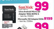 Microsdhc SD Adapter 32GB