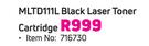 Samsung Black Lase Toner Cartridge MLTD111L