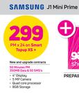 Samsung 4" J1 Mini Prime On Smart Topup XS+