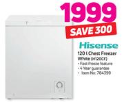 Hisense 120Ltr Chest Freezer White H120CF